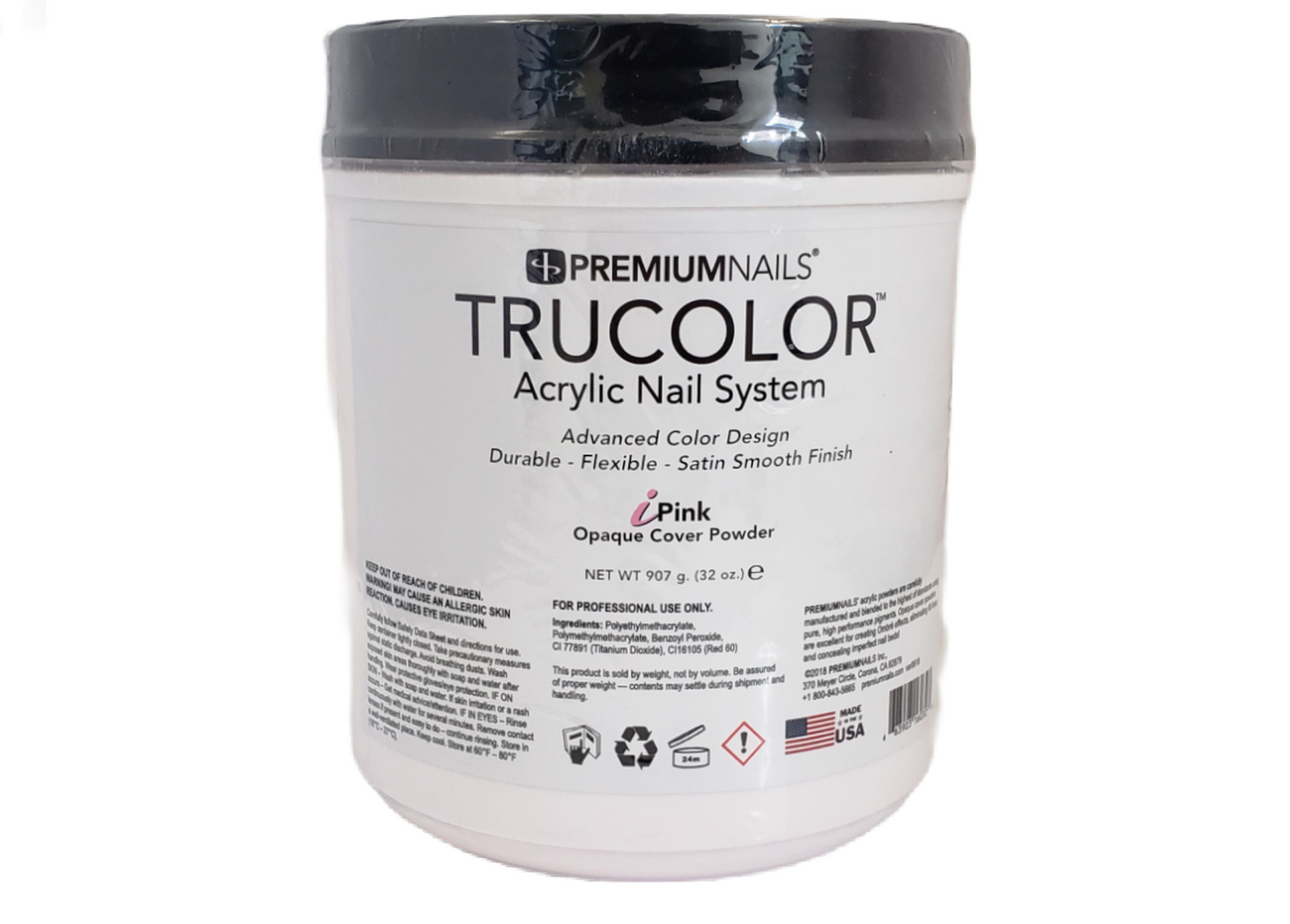 PremiumNails Manicure Nail Acrylic Trucolor Powder - 32oz/907g - Choose your Colors