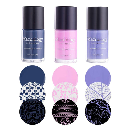 Beginnings: 3-Piece Cream Stamping Polish Set