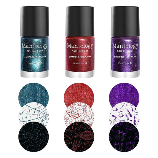 Casting Spells: 3-Piece Holo-Sanded Stamping Polish Set