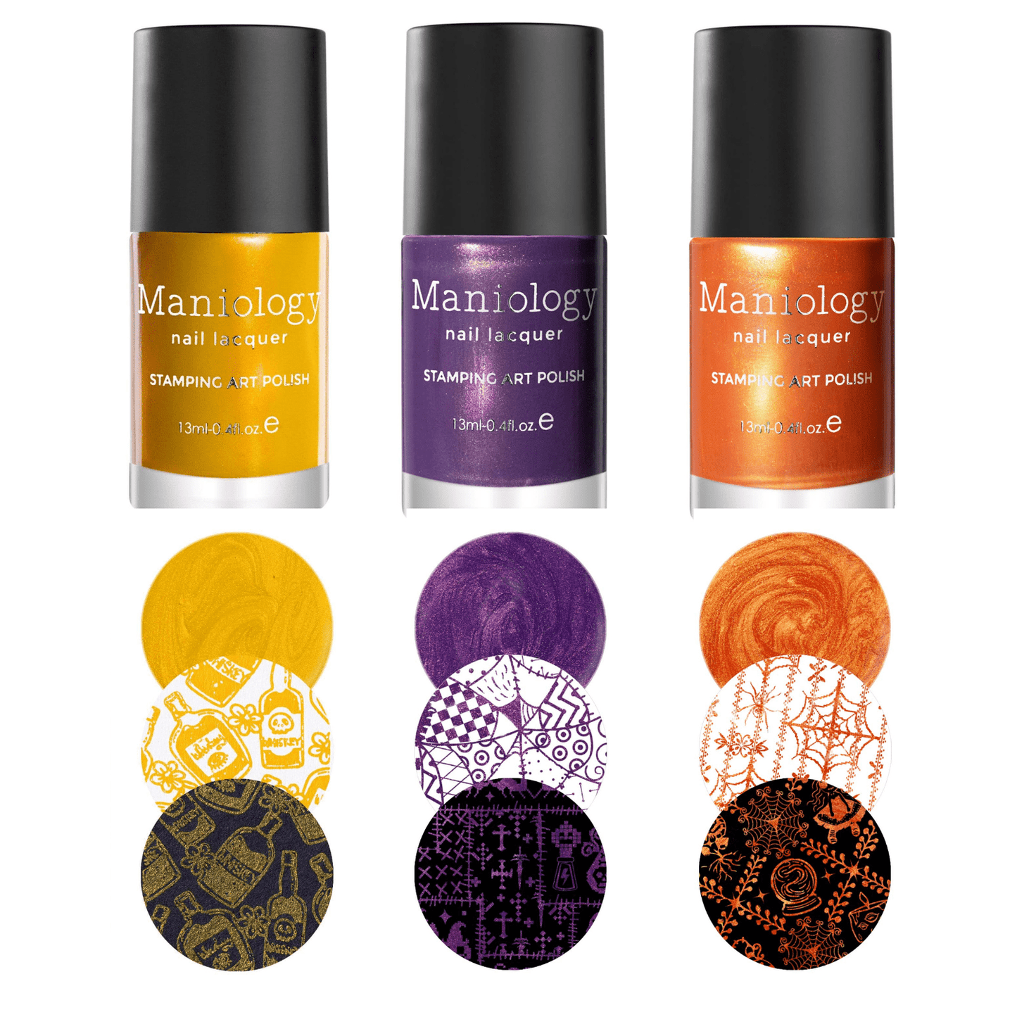 Perfect Trio: 3-Piece Morocco Sunset Nail Stamping Polish Set