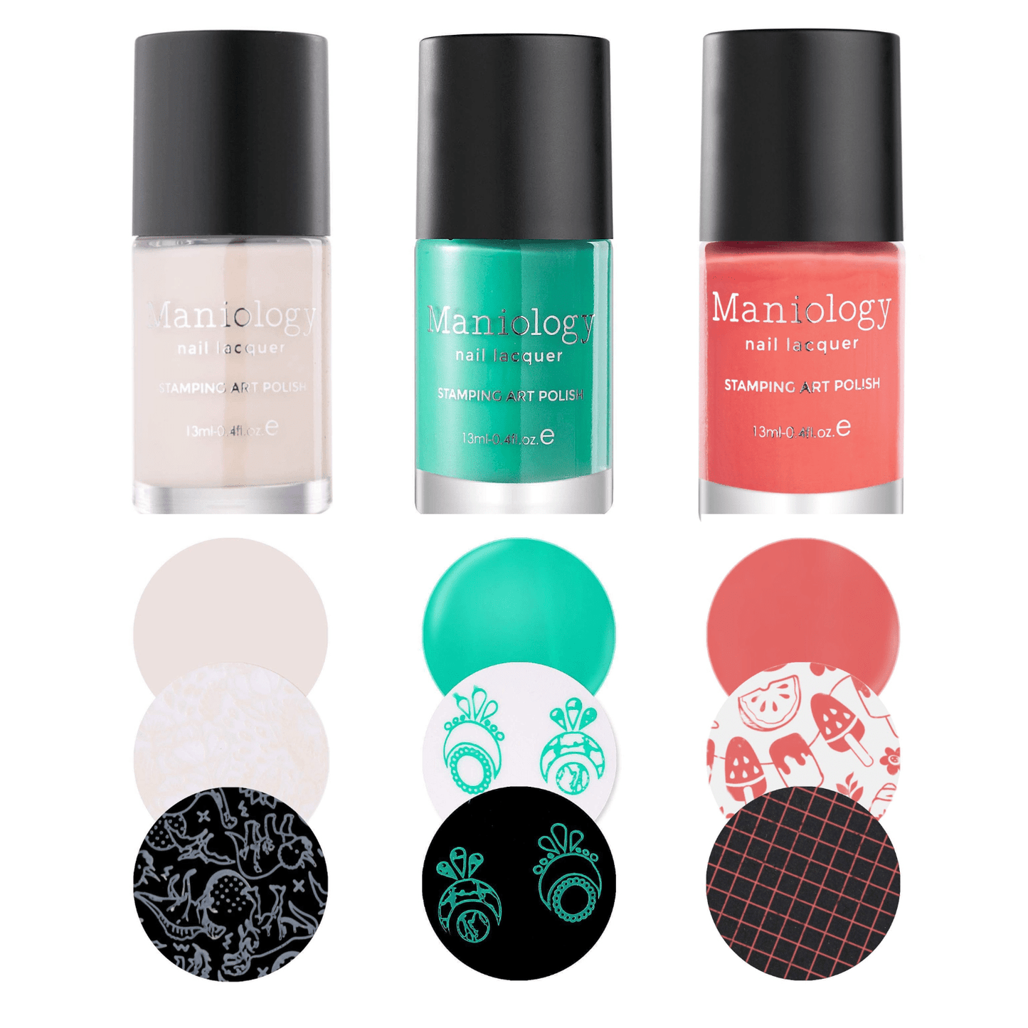 Perfect Trio: 3-Piece Spring Break Nail Stamping Polish Set