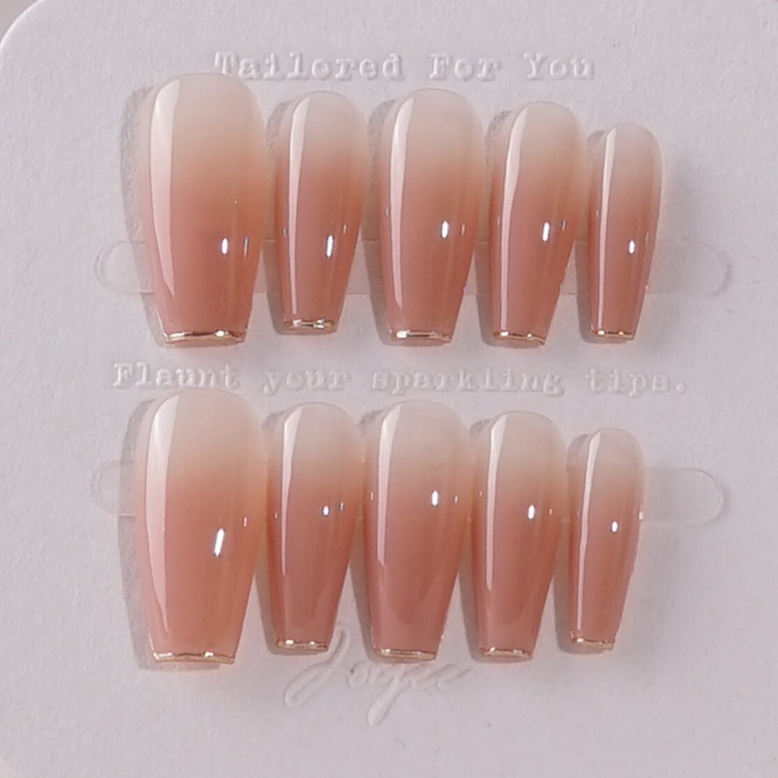 Handmade- Clean Grace Press On Nail Set