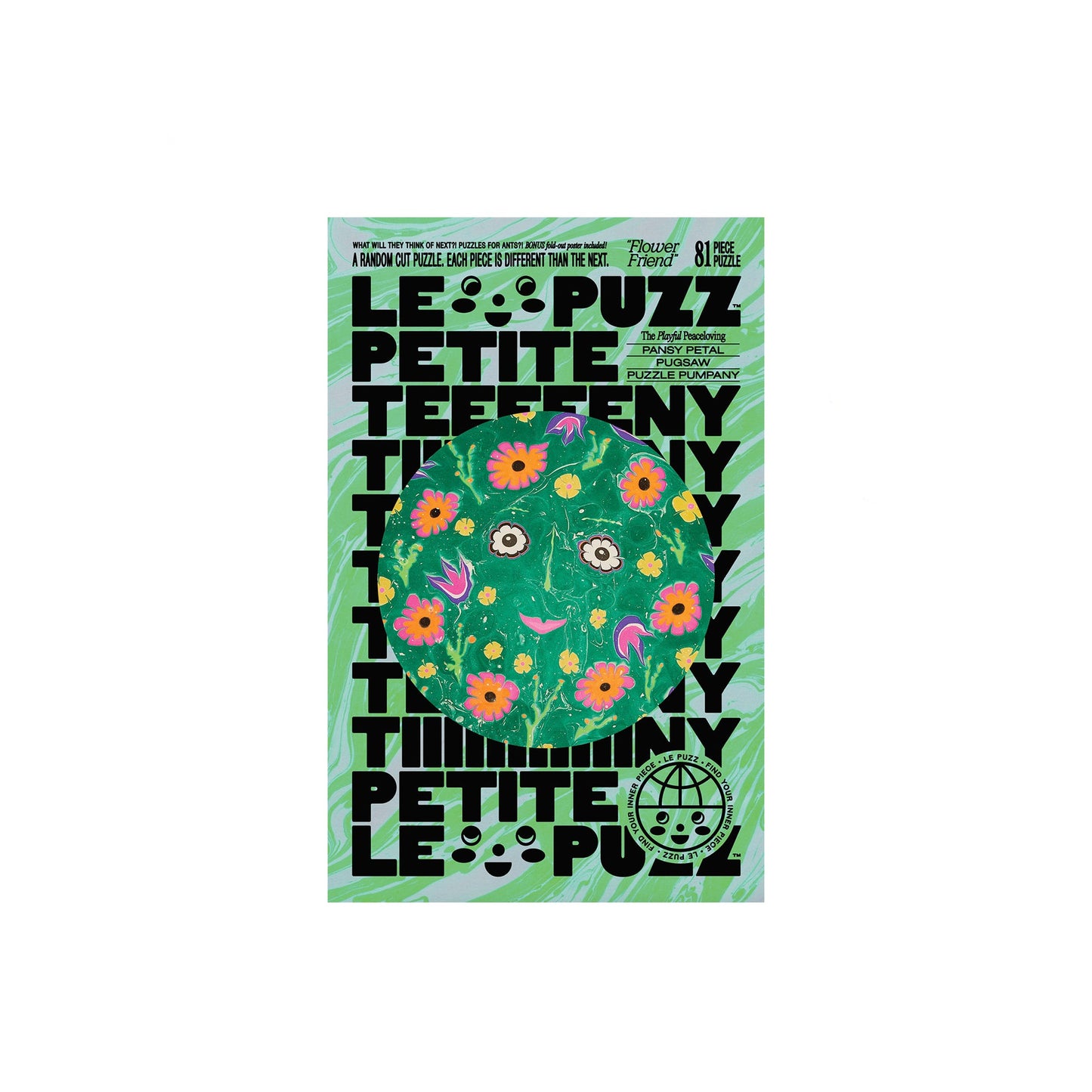 Flower Friend Mini Puzzle, 81 pieces