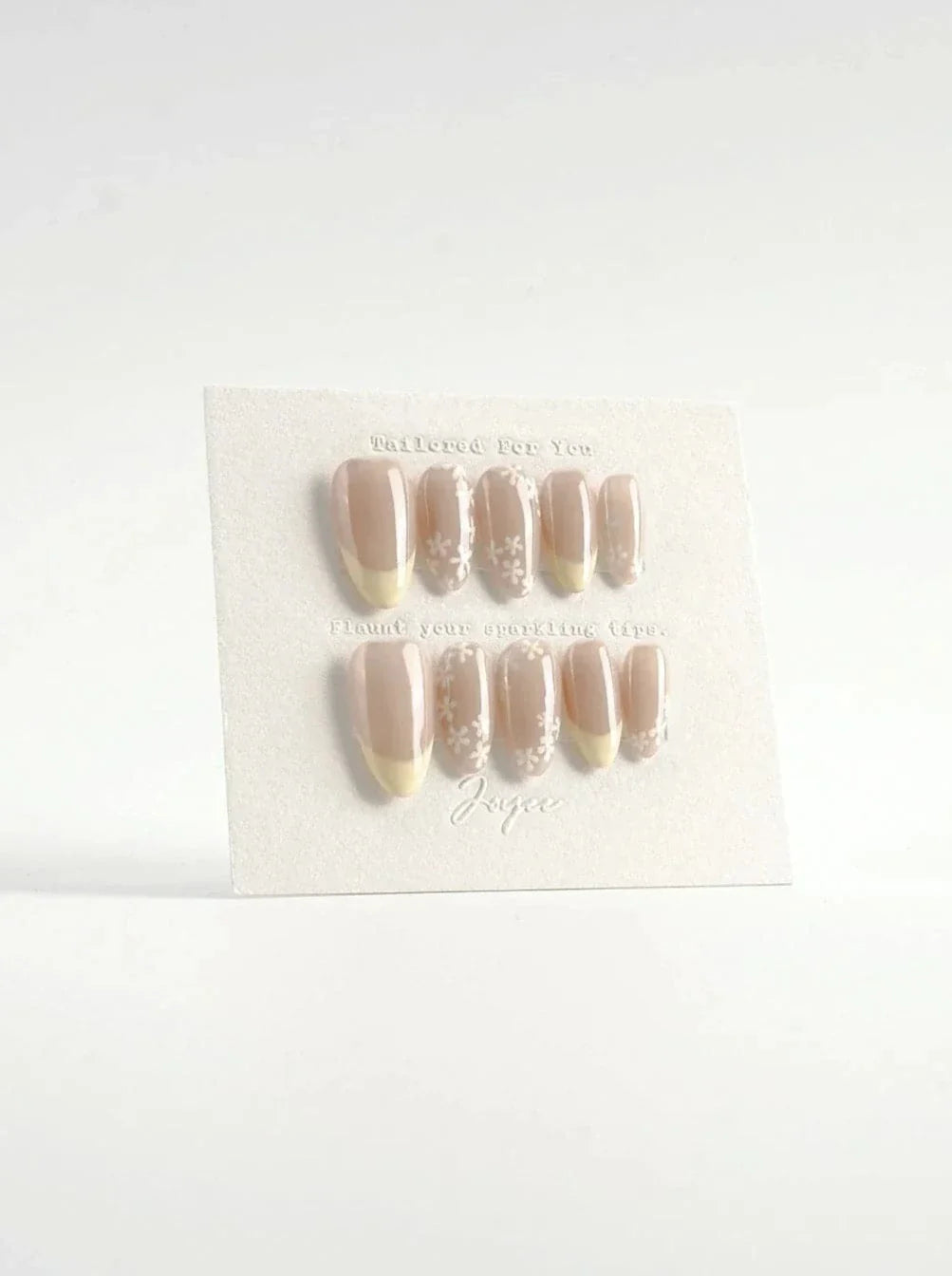 Spring nails - Nude color Med Almond nails