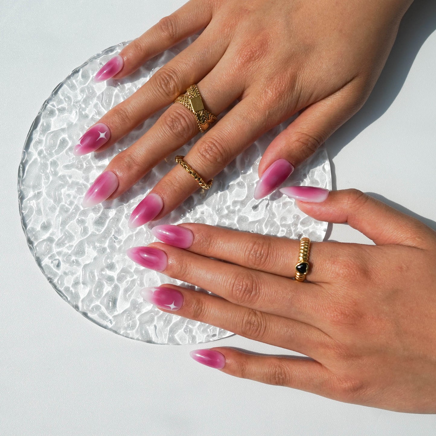 Handmade- Pink Chic Press On Nail Set