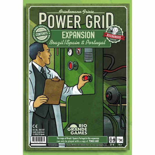 Power Grid Recharged: Brazil Spain and Portugal Expansion (Pre-Order Restock)