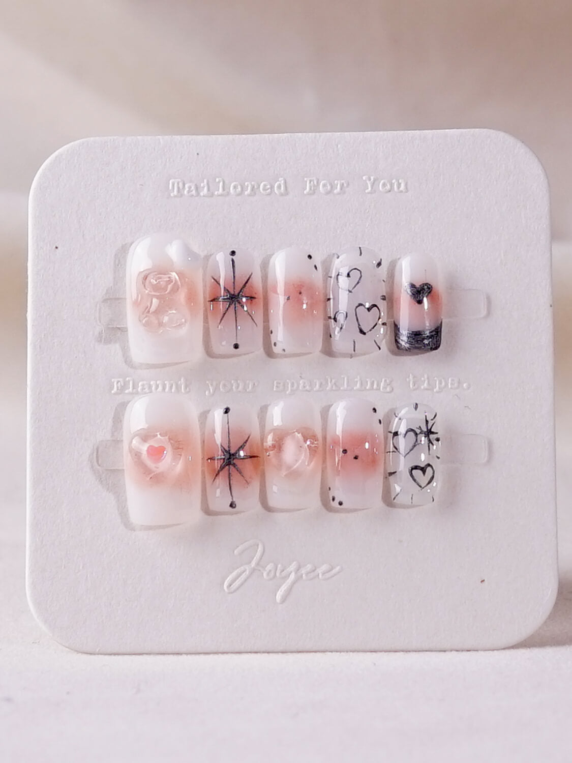 Handmade- Y2K Love Press On Nail Set