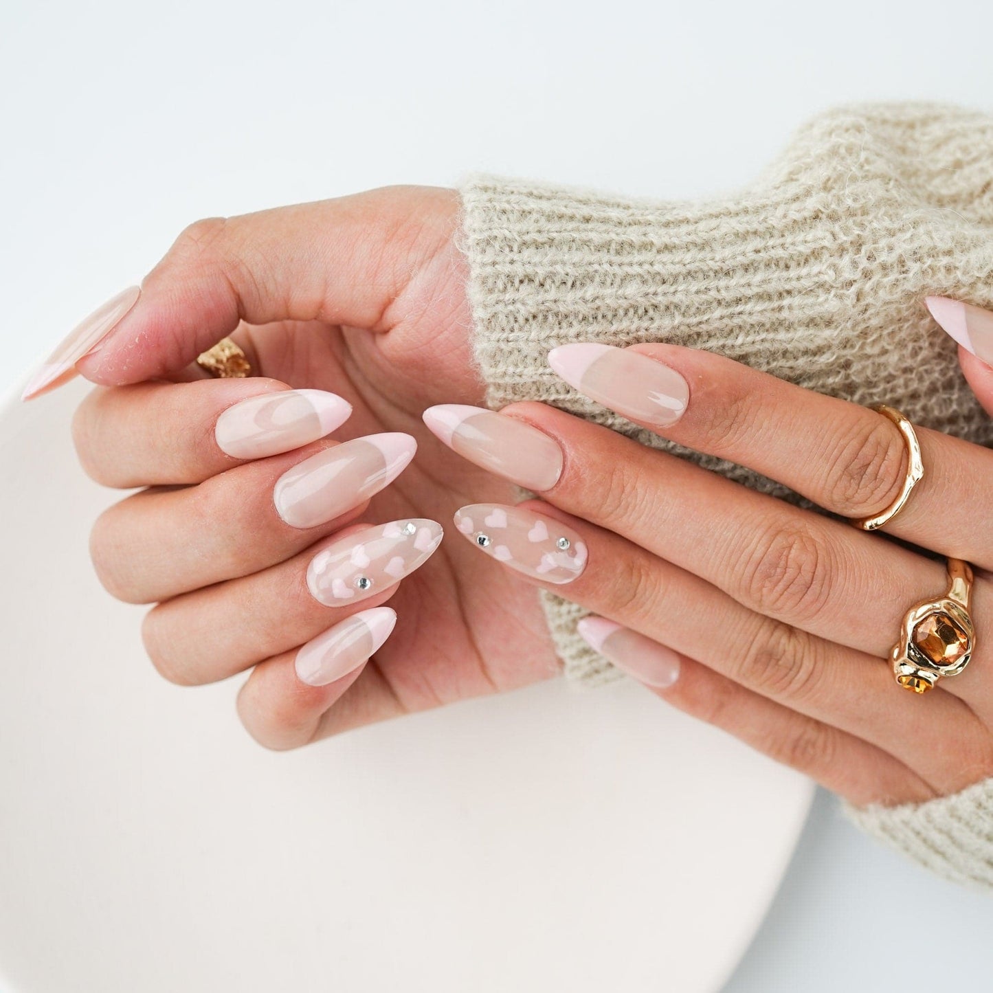 Handmade- Sweet love Press On Nail Set